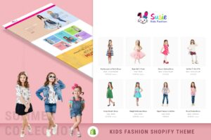 Susie | Kids Fashion Sectioned Shopify Theme Kids, Babies Clothing & Fashion eCommerce Stores. Kids Fashion, Toys, School Bags, Gaming Items Shop