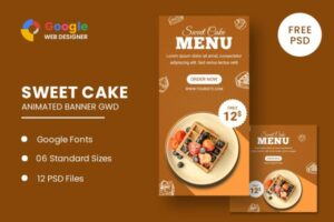 Sweet Cake Animated Banner Google Web Designer Sweet Cake Animated Banner Google Web Designer