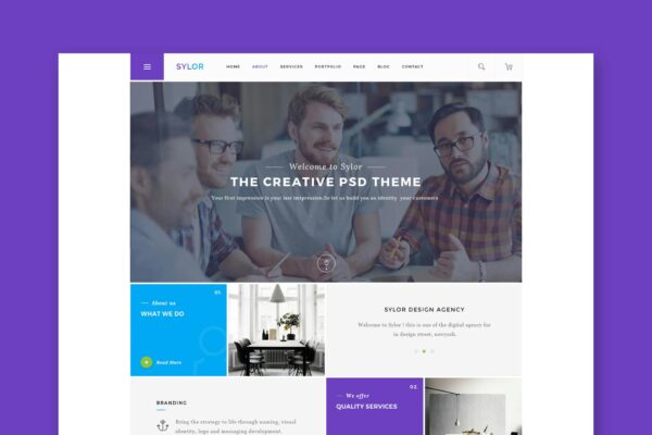 Sylor - Agency/Portfolio HTML Template Agency/Portfolio