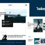 Takei Blog and Magazine HTML Template