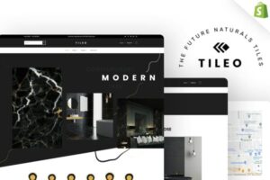 Tileo -Tiles Store Shopify Theme. Tiles shopify store,Technology, 2.0, Ecommerce, single product, Black and White color, Design, Home