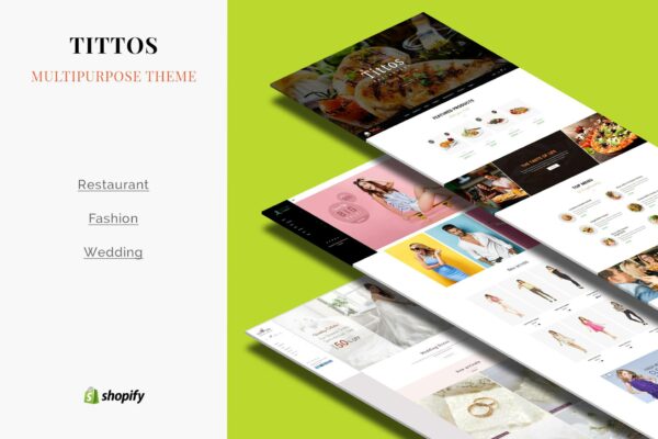 Tittos | Multipurpose Shopify Theme 3 Beautiful Demos, Wedding, Fashion & Restaurant. Multipurpose & Light weight Responisve Shop Theme.