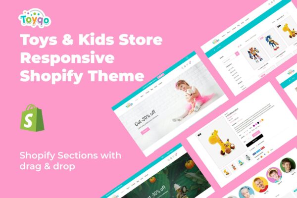 Toyqo - Toys & Kids Store Responsive Shopify Theme Toyqo is fully customizable empowering you to organize the content in the most convenient way.