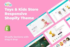 Toyqo - Toys & Kids Store Responsive Shopify Theme Toyqo is fully customizable empowering you to organize the content in the most convenient way.