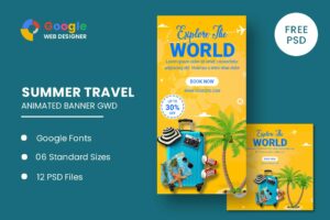 Traving World Animated Banner Google Web Designer Traving World Animated Banner Google Web Designer