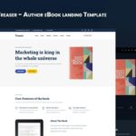 Treaser - Author eBook landing Template + RTL Author eBook landing Template