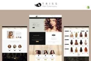 Triss - Salon & Barber Store Shopify Theme Hair Salon, Hair Spa Shopify Theme. Barber, Hairstylists and Body Massage Parlor, Cosmetic Shops!