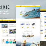 Trixe - Solar Responsive Shopify Template Solar Panels, Wind Energy, Electric Power, Natural Resources, Battery & UPS eCommerce Shop Theme