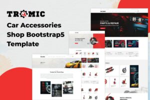 Tromic - Car Accessories Shop Bootstrap 5 Template Tromic Bootstrap 5 template comprises 27+ HTML pages in total with 02 Homepage variations.