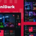 UniDark Blog and Magazine HTML Template