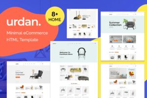 Urdan - Minimal eCommerce HTML Template Urdan HTML Template is fully responsive, working on smartphones, tablets, and desktops