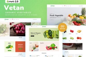 Vetan - Organic Vegetables Shopify 2.0 Theme Shopify Theme