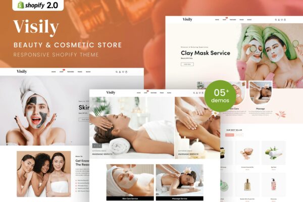 Visily - Spa & Cosmetic Beauty Shopify 2.0 Theme Spa & Cosmetic Beauty Responsive Shopify 2.0 Theme