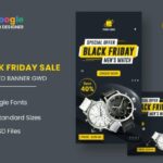 Watch Banner Set Black Friday HTML5 Banner Ads GWD Watch Banner Set Black Friday HTML5 Banner Ads GWD