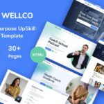 Wellco - Life Coach, Online Courses HTML Template