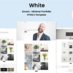 White – Minimal Portfolio Template You can use Envert for multipurposes like minimal portfolios, agencies, freelancers portfolios etc.