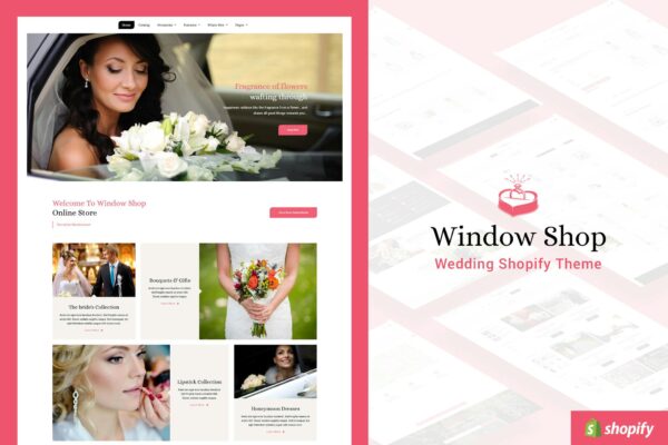 Window Shop - Wedding Shopify Store Wedding Cloths, Wedding Gift & Bridal Perfumes Online Store. Makeyp, Body Care & Cosmetics Shopify.