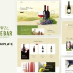 WineBar - Wine Alcohol Liquor Shop Shopify Theme Wine Shop, Liquor Store eCommerce Theme. Online Alcohol Shopping, Adult Drug Store Shopify Template.