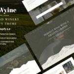 Wyine - Wine Shop & Liquor Store Shopify Wine club, Multipurpose, whiskey, Beverage, brand, Wine shopify store.Bar, Dropshipping, Business