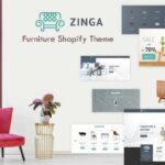 Zinga | Furniture Shopify Theme Furniture Shop, Sofa, Dinning Tables, Interior Design & Curtain, Blinds Online eCommerce Store Theme