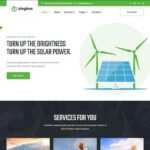 Zingbox – Wind & Solar Energy HTML Template alternative energy, bio energy, eco, ecology, environment, green energy, natural, organic, recyclin