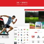 Zoe - Sport Store Shopify Theme Sport Wears, Sports Accesories, Sporting Kits & Sports Gears, Shoes, Sun Glasses, Caps & Bags Theme!
