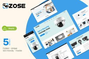 ZOSE - CCTV Security & Electronics Shopify Theme CCTV Security & Electronics Store Shopify Theme