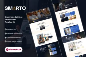 Download Smarto - Smart Home Solutions Elementor Pro Template Kit