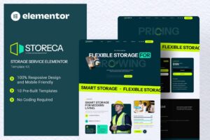 Download Storeca - Storage Service Elementor Template Kit