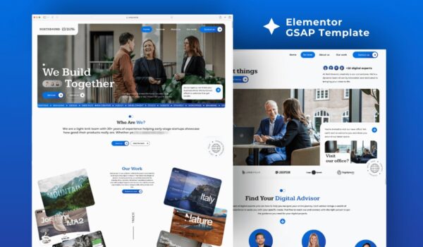 Download Northbound Agency - GSAP Elementor Pro Template