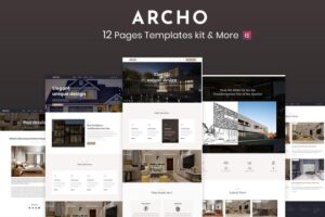 Download Archo - Architecture & Interior Elementor Template Kits