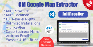 GM Google Map Extractor- Full Resaller Rights With License Key Generator