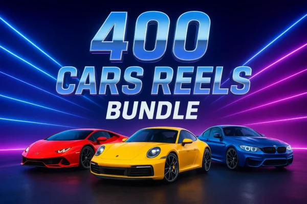 400 Car Reels Bundle: Download & Go Viral