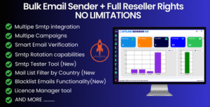 Bulk Email Sender Using Unlimited SMTP - [ Full Reseller Rights]