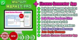 Download Whatsapp Bulk Sender | Group Send App | Include Generate Key App