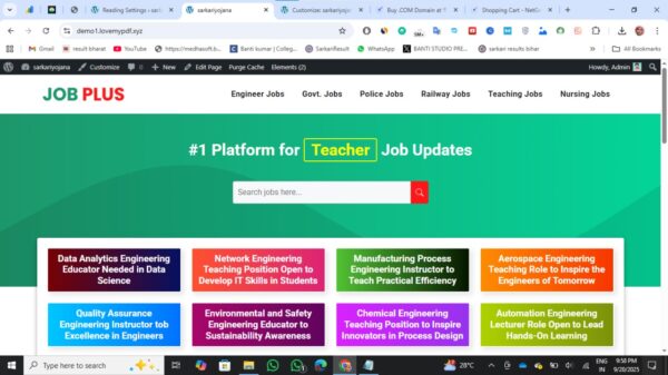 GP Jobs – Sarkari Job Website Templates For GeneratePress New 2025