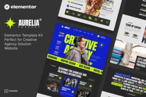 Download Aurelia - Creative Agency Elementor Template Kit